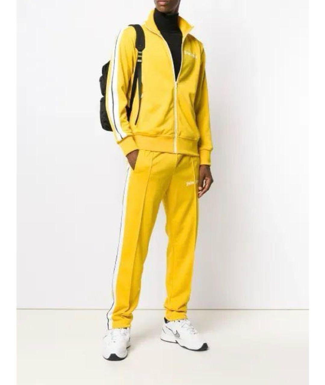 PALM ANGELS Желтый полиэстеровый спортивный костюм, фото 9