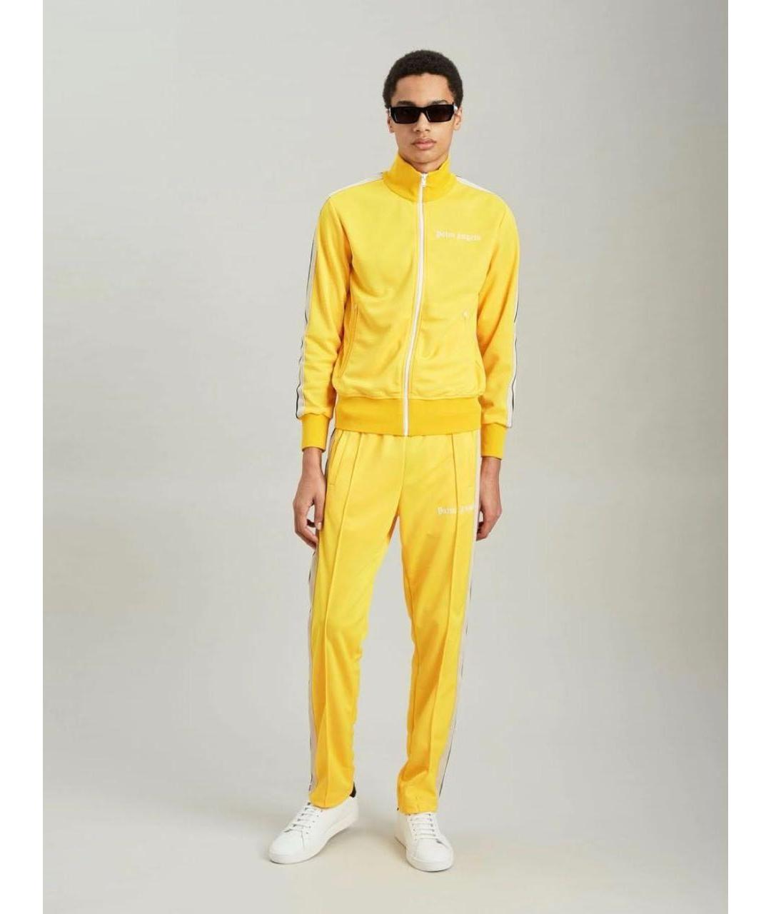 PALM ANGELS Желтый полиэстеровый спортивный костюм, фото 8