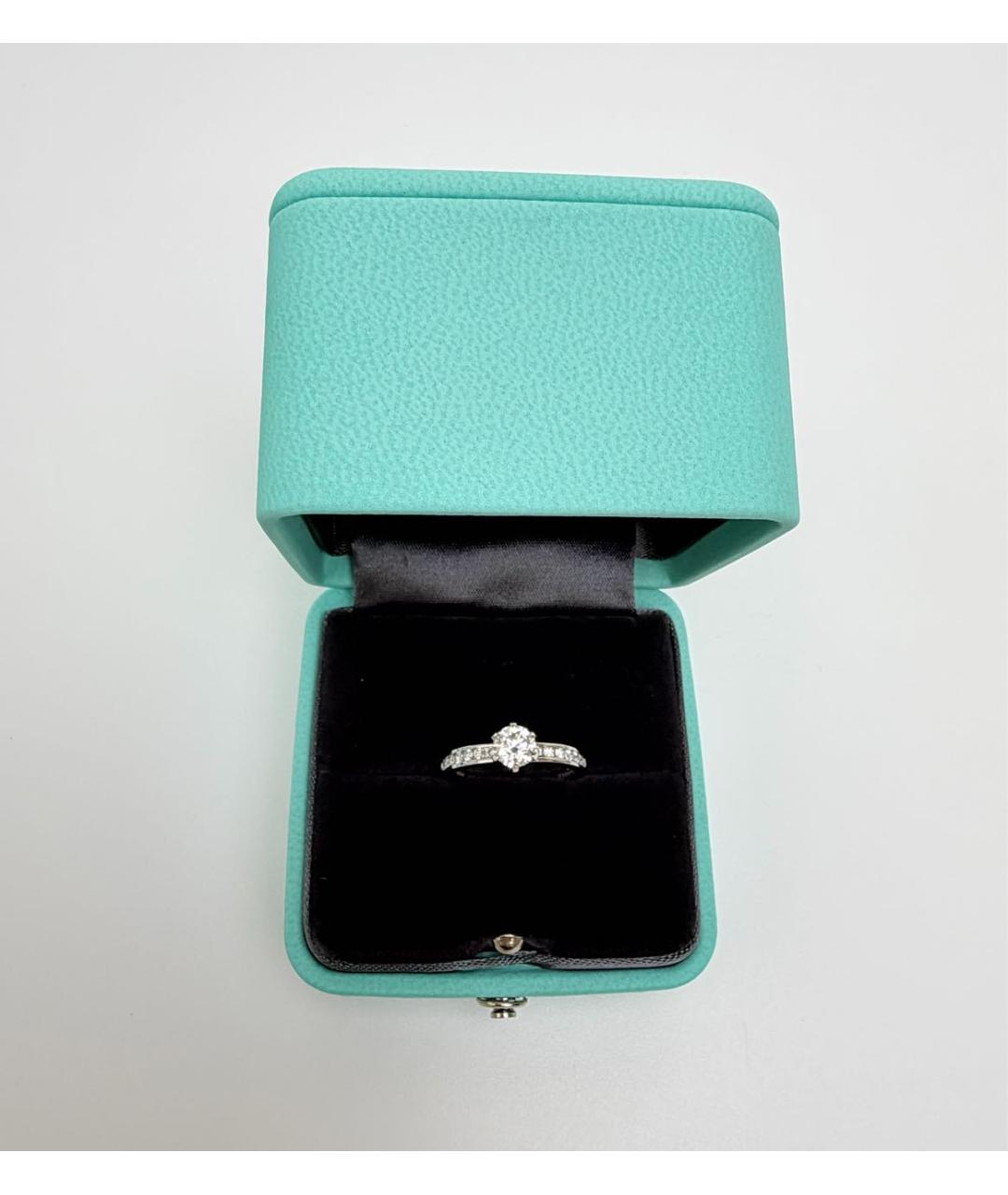 TIFFANY&CO Белое платиновое кольцо, фото 4