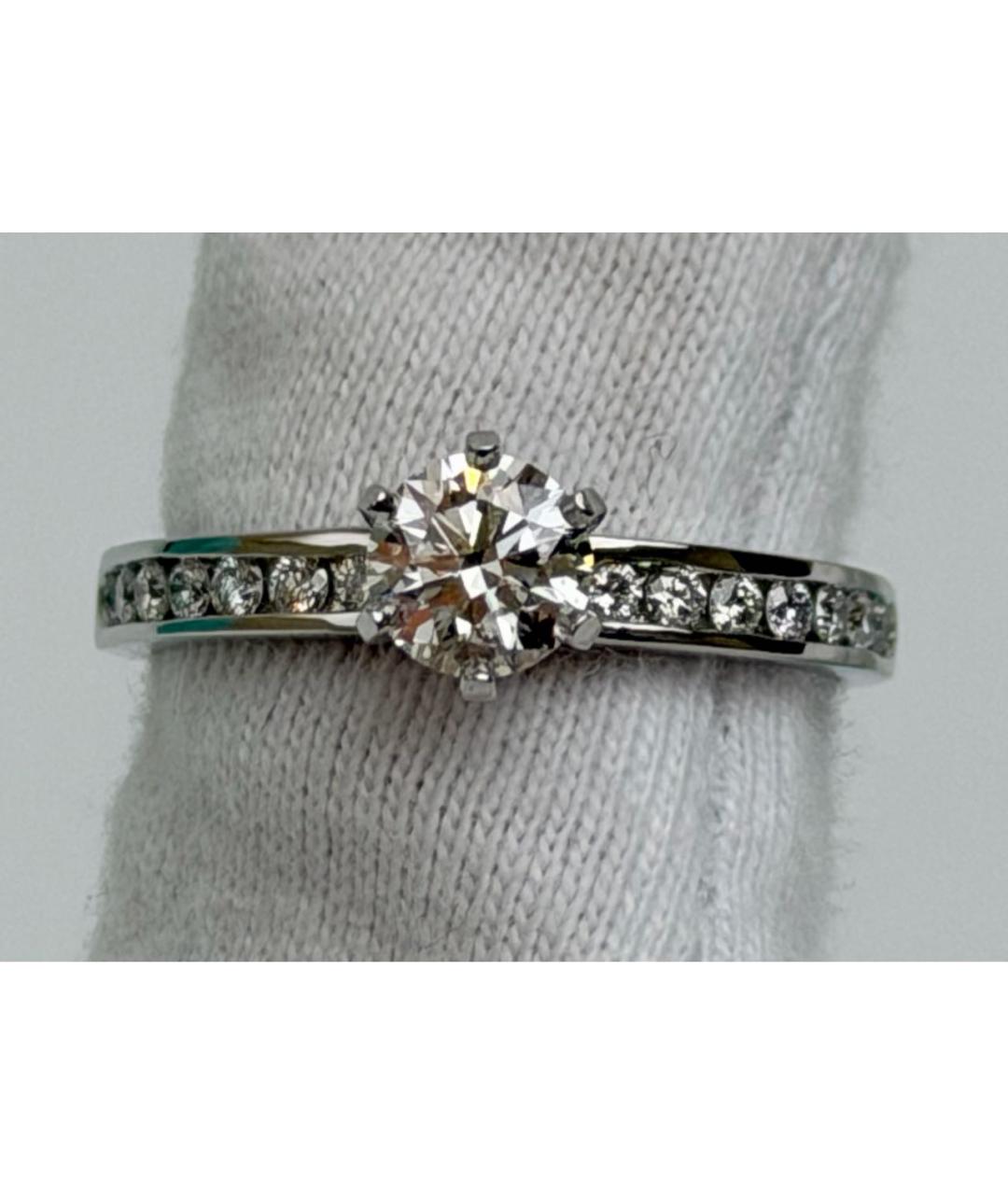 TIFFANY&CO Белое платиновое кольцо, фото 5
