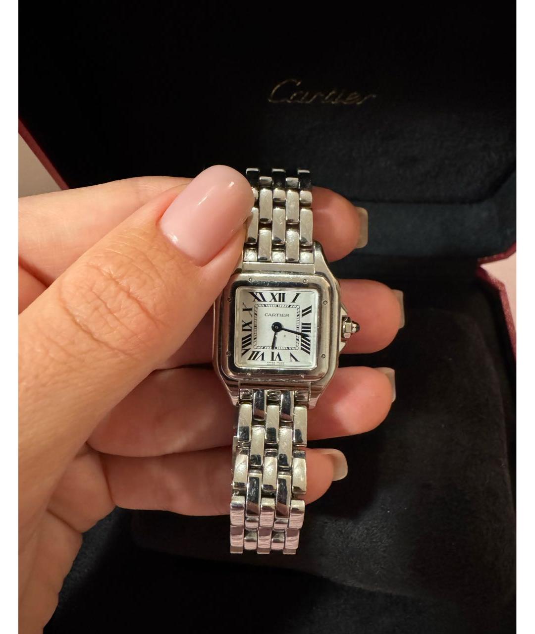 CARTIER Серебряные металлические часы, фото 5