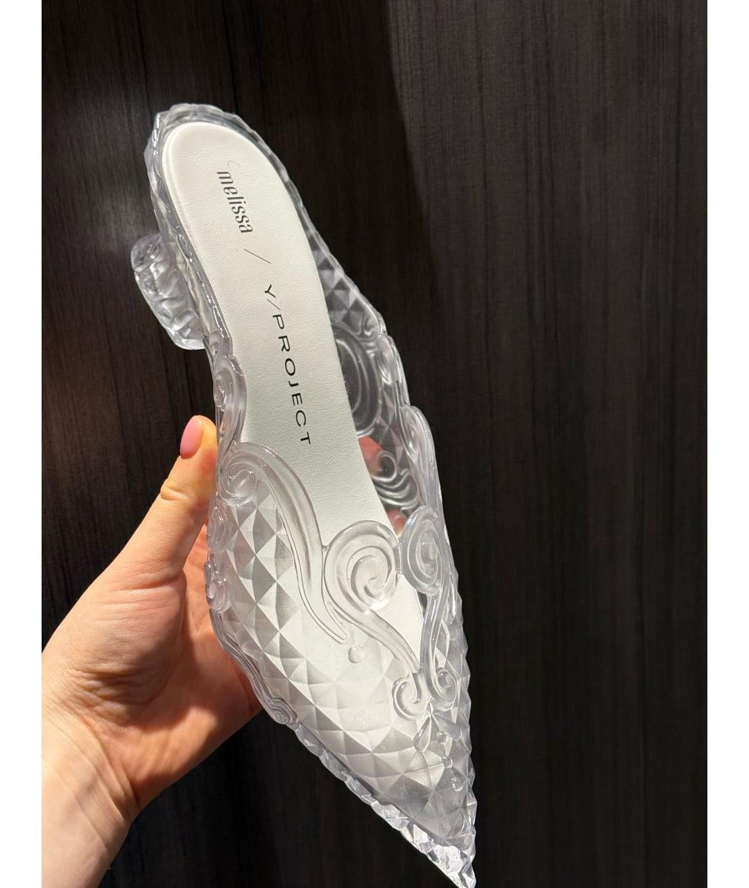 Melissa Белые резиновые мюли, фото 8