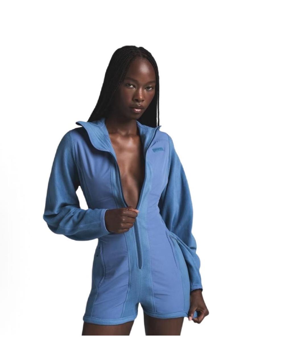 SKIMS Синий хлопковый комбинезон, фото 4