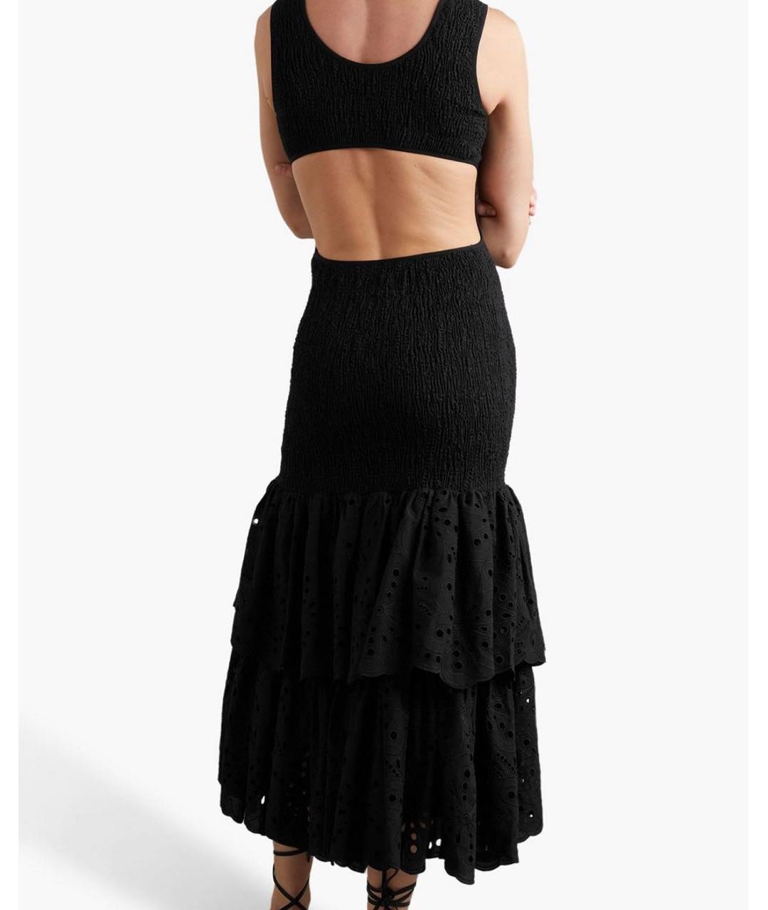 CHARO RUIZ Черный хлопковый сарафан, фото 4