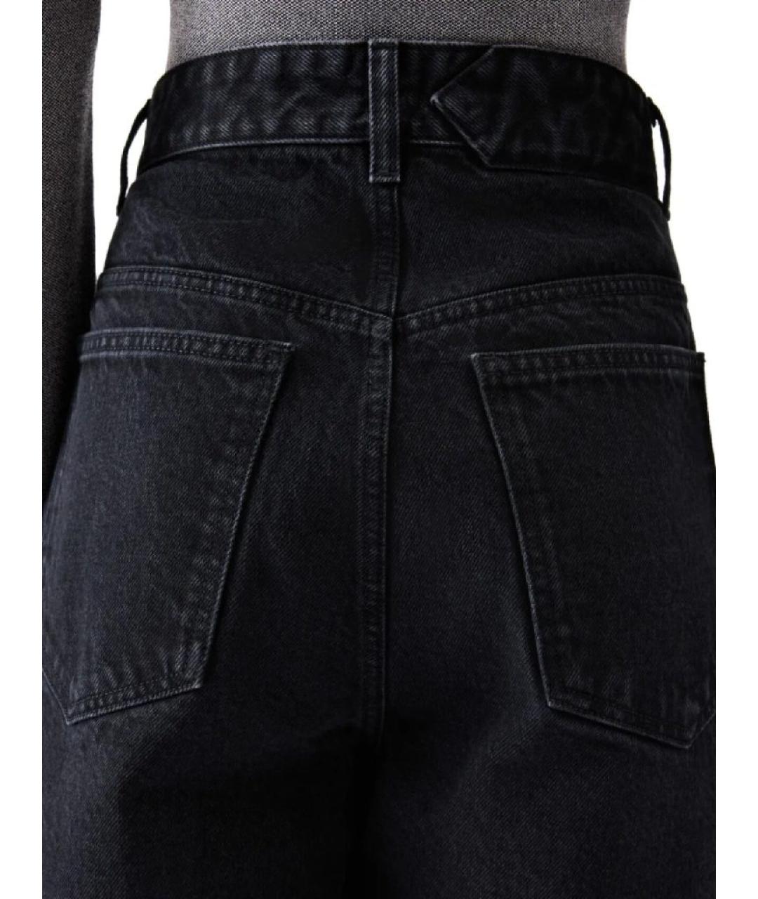 JACQUEMUS Черные хлопковые прямые джинсы, фото 9