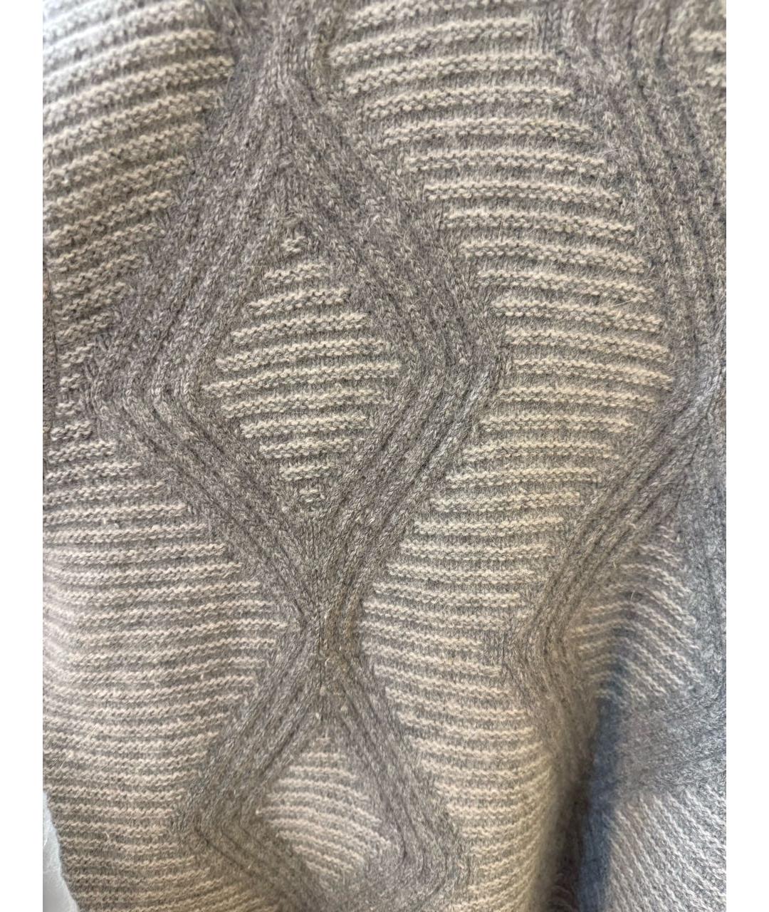 LANVIN Серый шерстяной джемпер / свитер, фото 4