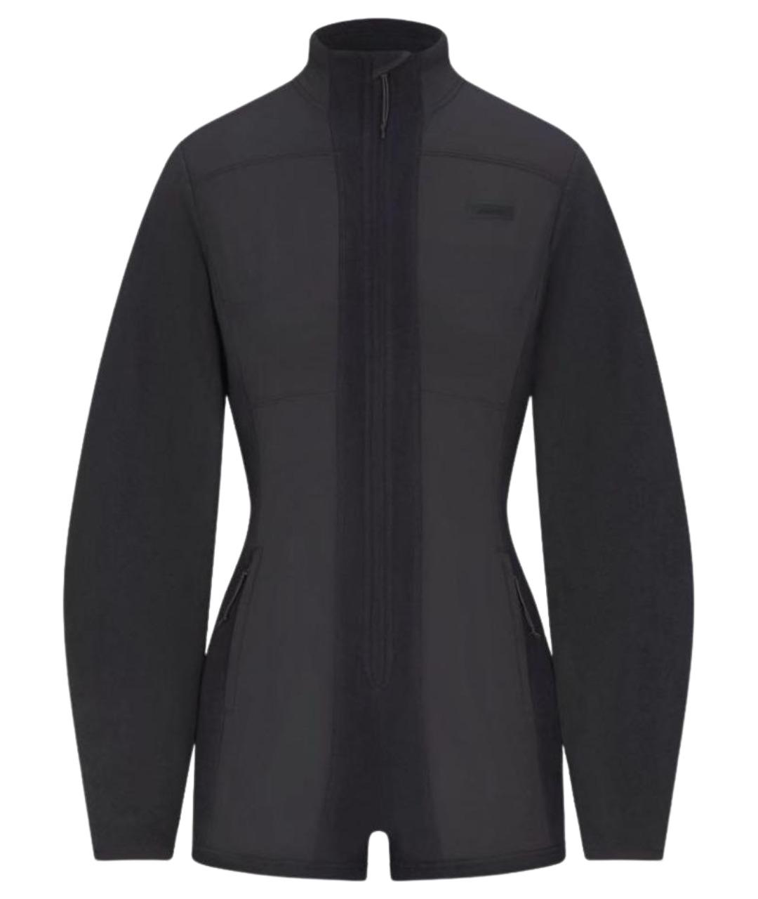 SKIMS Черный хлопковый комбинезон, фото 1