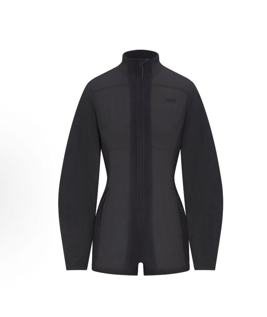 SKIMS Черный хлопковый комбинезон, фото 7