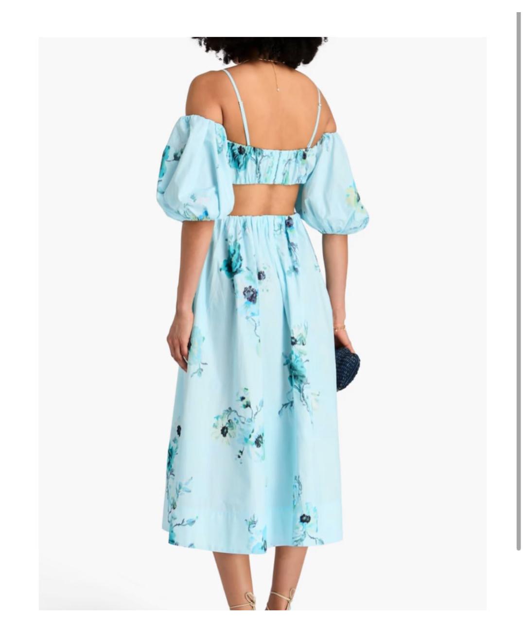 ZIMMERMANN Голубой хлопковый костюм с юбками, фото 4