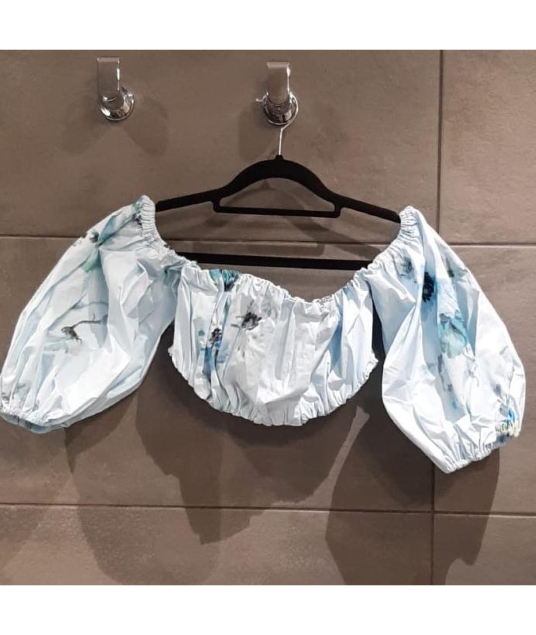 ZIMMERMANN Голубой хлопковый костюм с юбками, фото 2