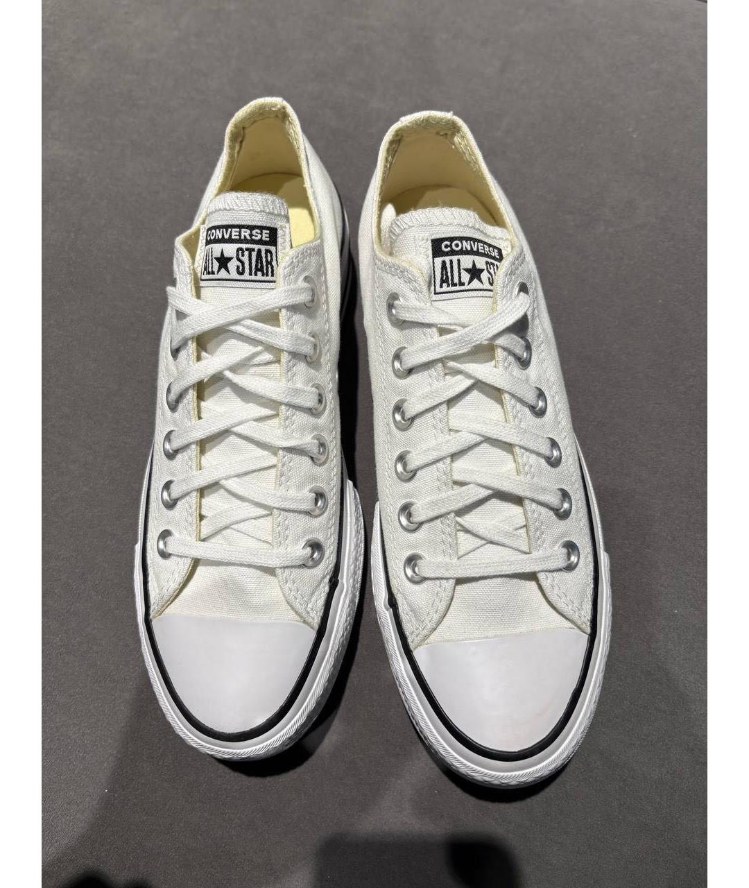 CONVERSE Белые текстильные кеды, фото 2