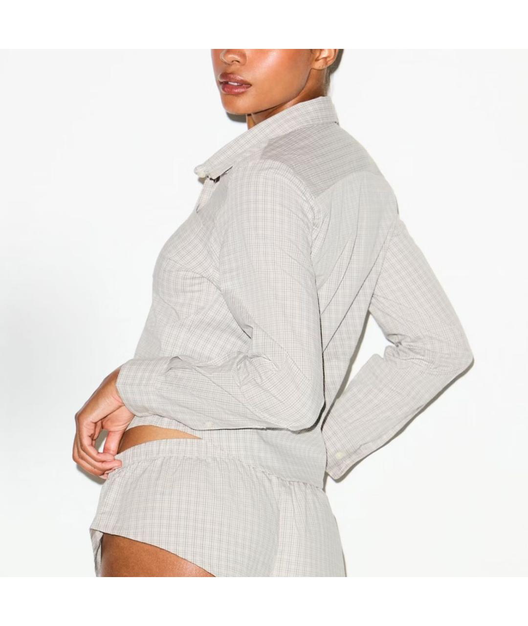 SKIMS Серая хлопковая пижама, фото 5