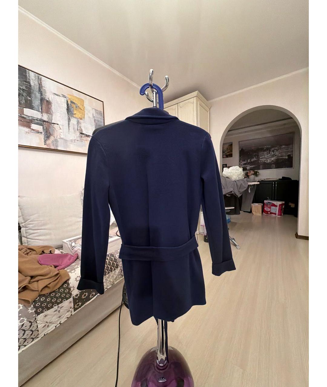 RALPH LAUREN Синий хлопковый жакет/пиджак, фото 2