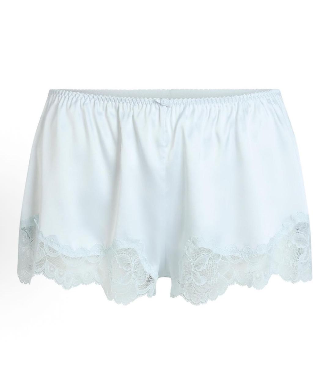 SKIMS Белая атласная пижама, фото 3