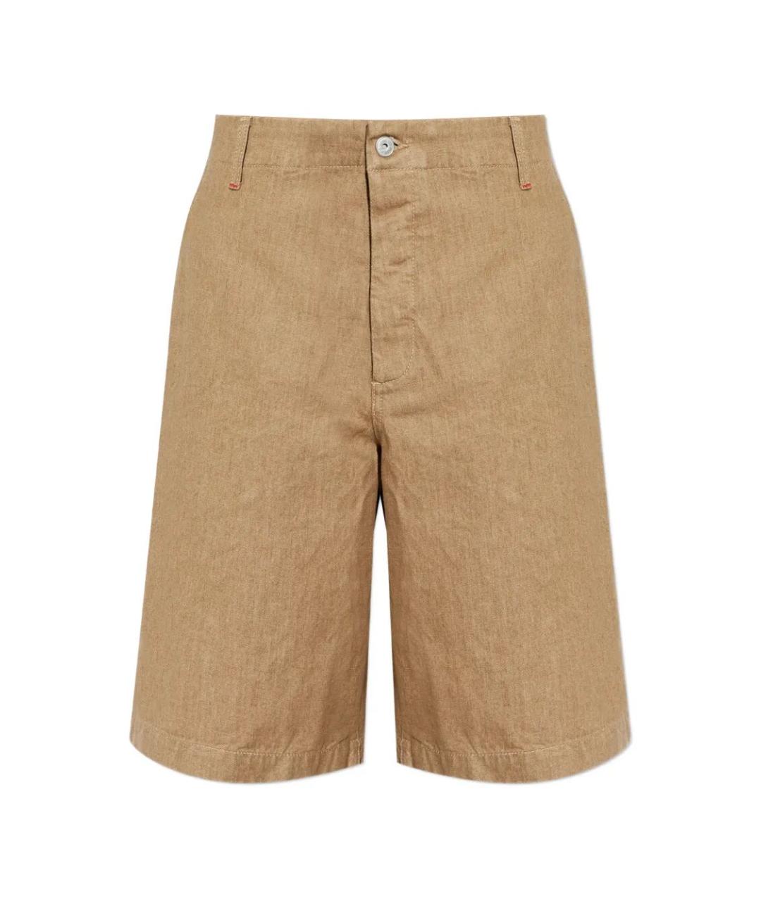 JACQUEMUS Бежевые хлопковые шорты, фото 1