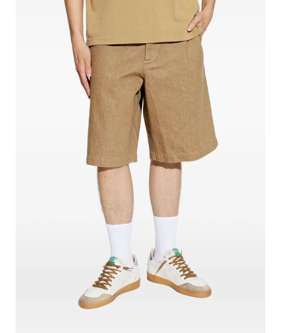 JACQUEMUS Бежевые хлопковые шорты, фото 2