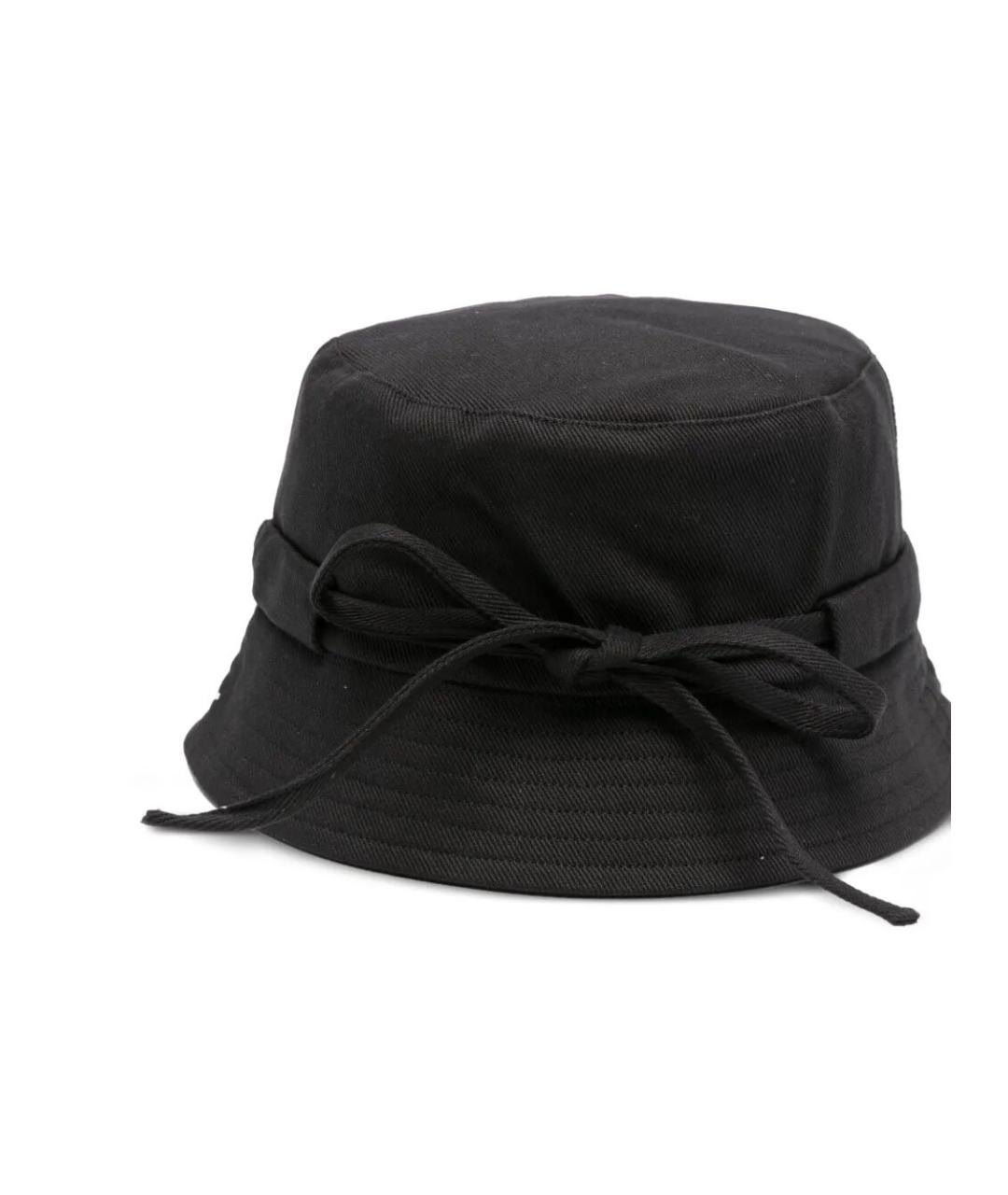 JACQUEMUS Черная хлопковая шляпа, фото 2