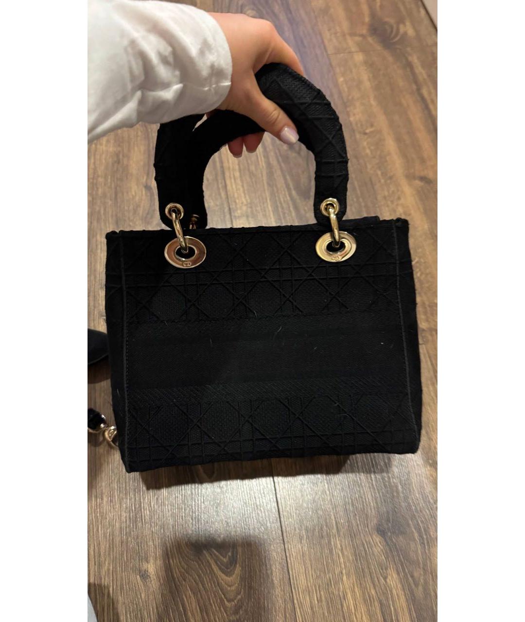 CHRISTIAN DIOR Черная сумка с короткими ручками, фото 5