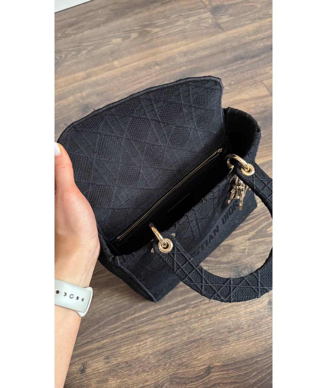 CHRISTIAN DIOR Черная сумка с короткими ручками, фото 2