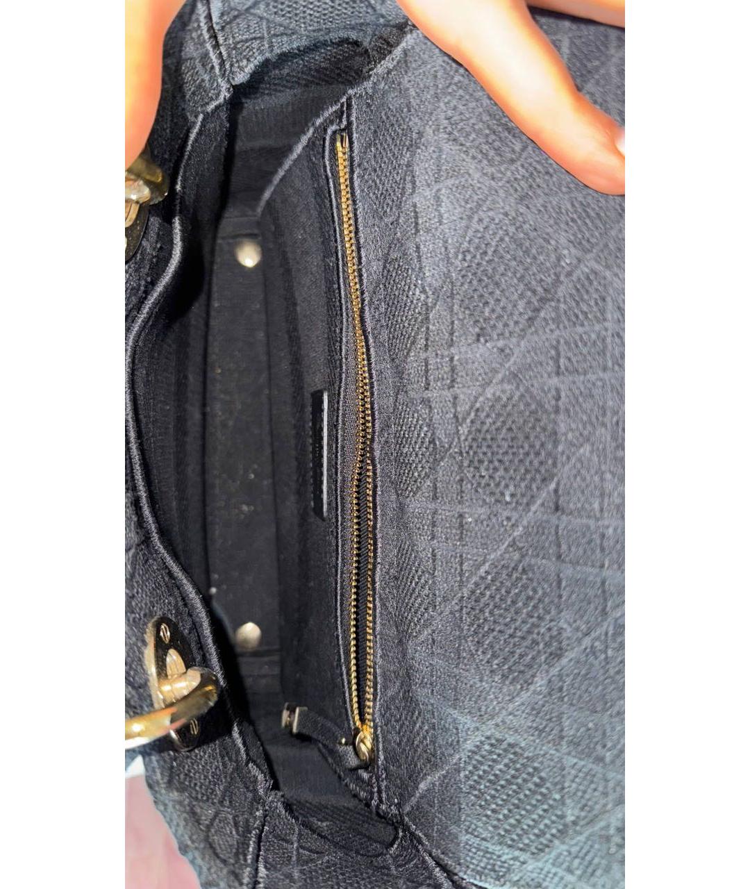 CHRISTIAN DIOR Черная сумка с короткими ручками, фото 4