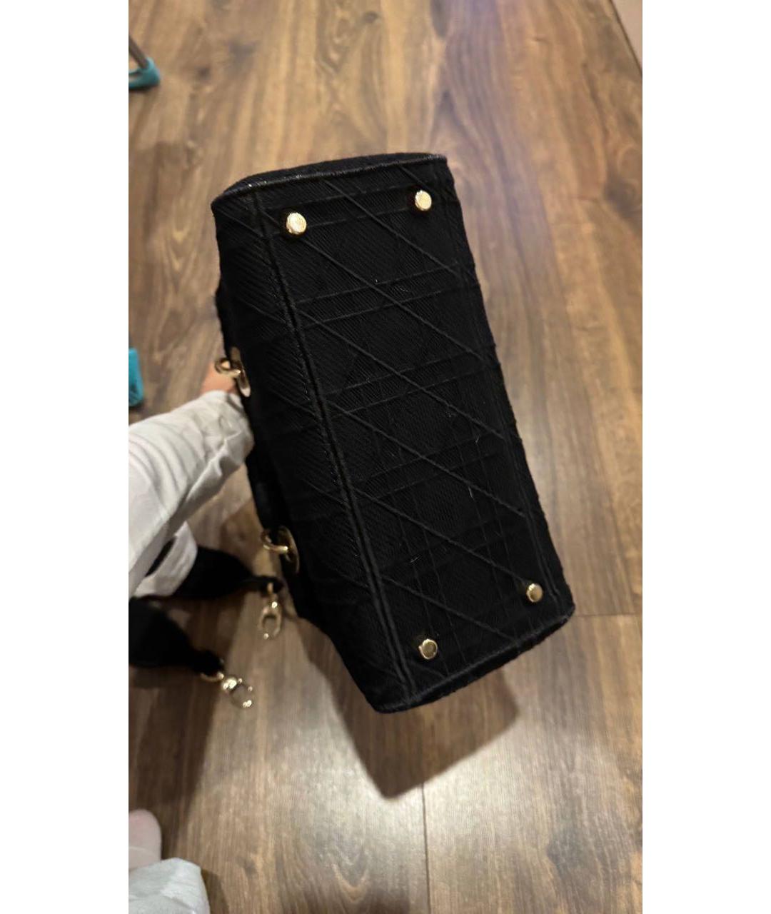 CHRISTIAN DIOR Черная сумка с короткими ручками, фото 7