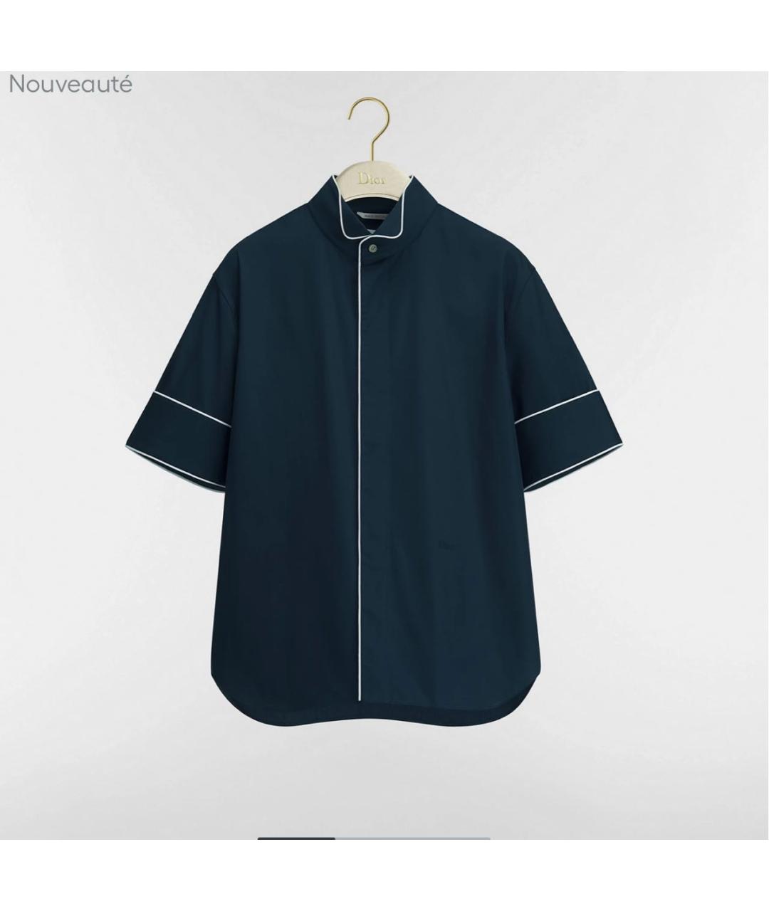 CHRISTIAN DIOR Темно-синяя блузы, фото 4