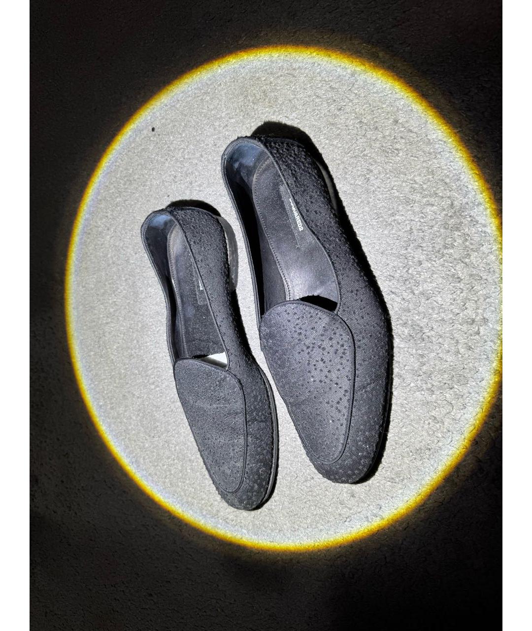 DSQUARED2 Черные текстильные лоферы, фото 2