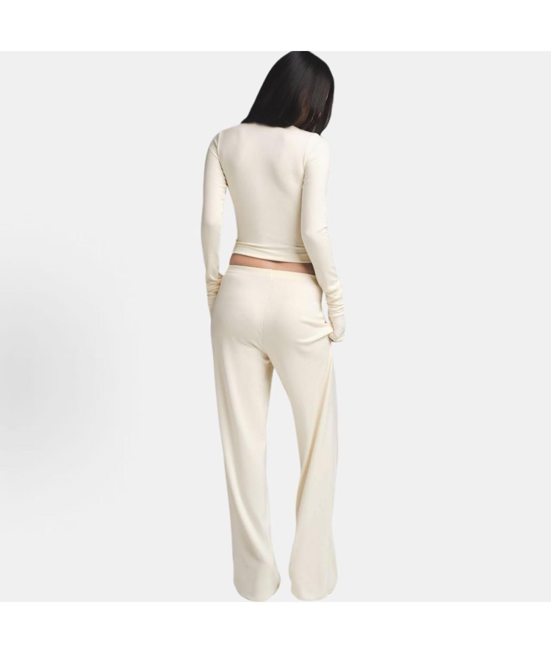 SKIMS Бежевый хлопковый кардиган, фото 2