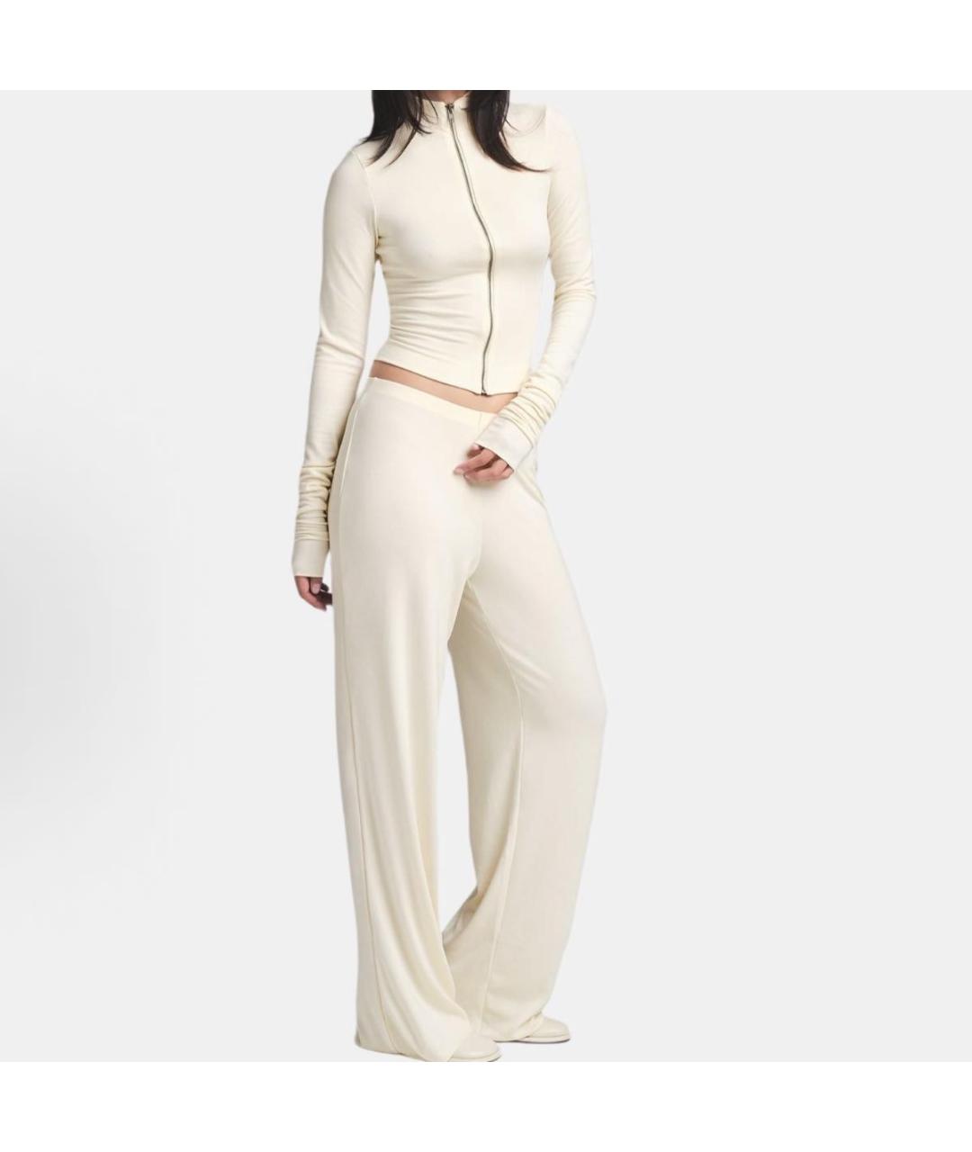 SKIMS Бежевый хлопковый кардиган, фото 4