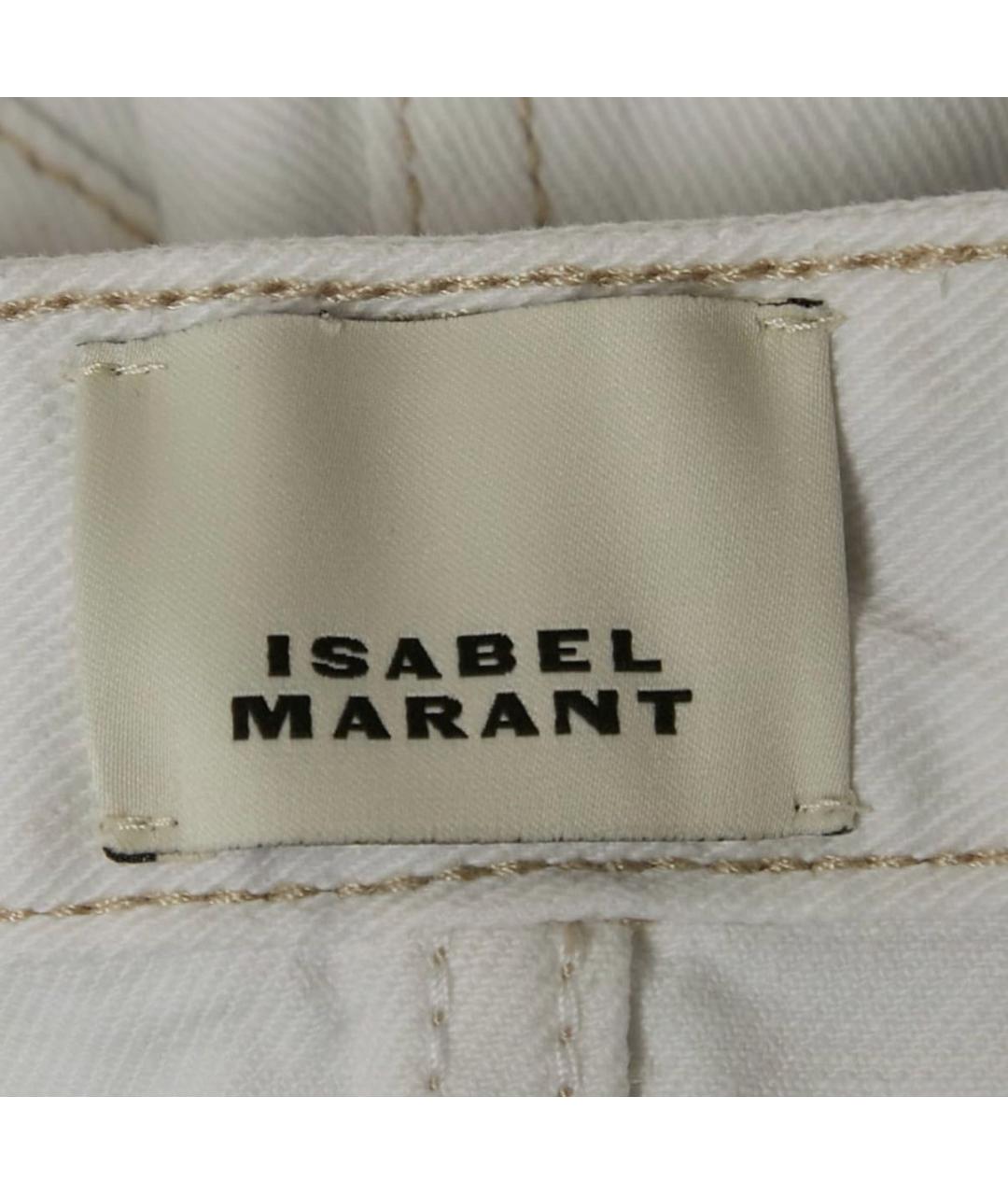 ISABEL MARANT Белые хлопковые шорты, фото 4