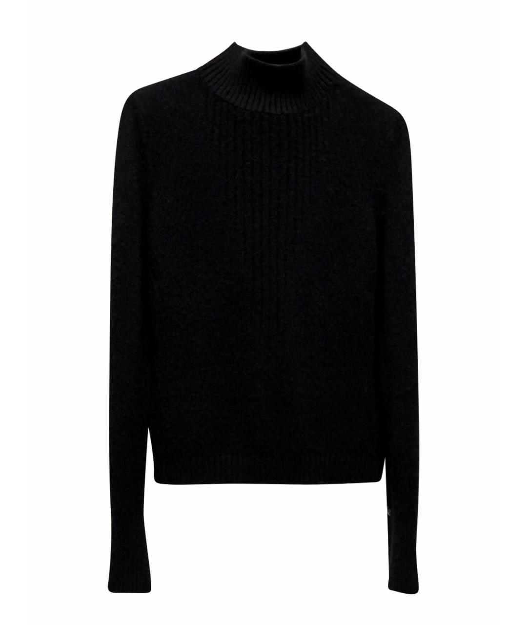CHANEL Черная кашемировая водолазка, фото 1