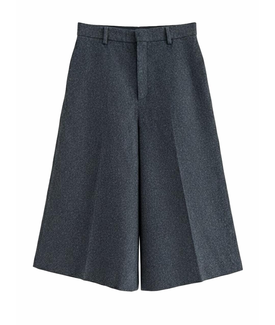 CELINE Антрацитовые брюки широкие, фото 1