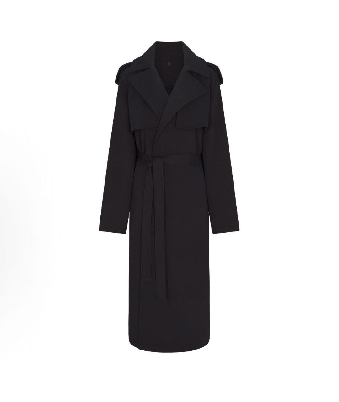 SKIMS Черный полиэстеровый тренч/плащ, фото 7