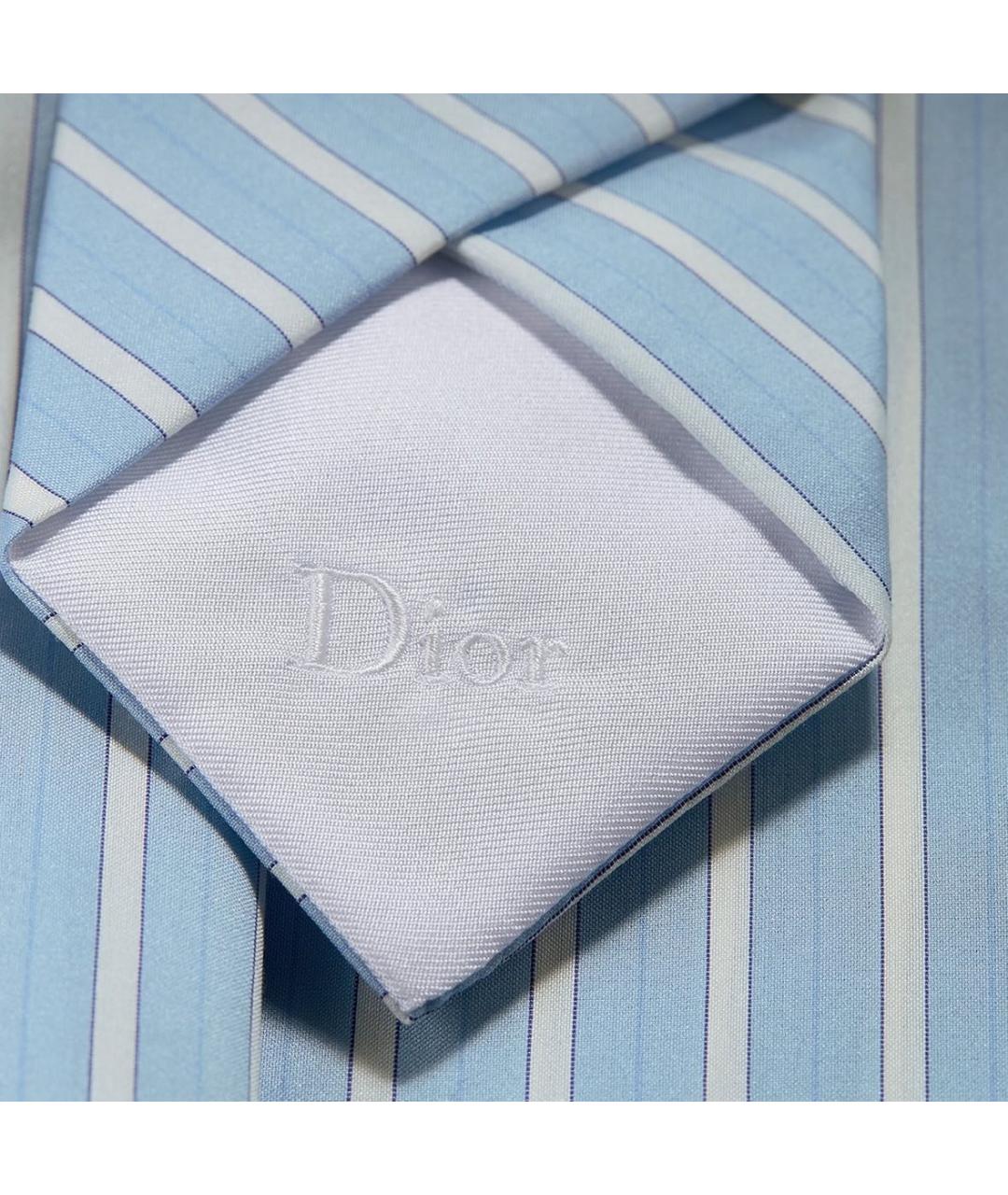 CHRISTIAN DIOR Голубая блузы, фото 2