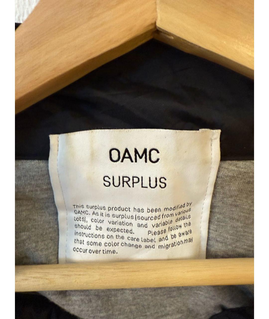 OAMC Черный тренч / плащ, фото 2