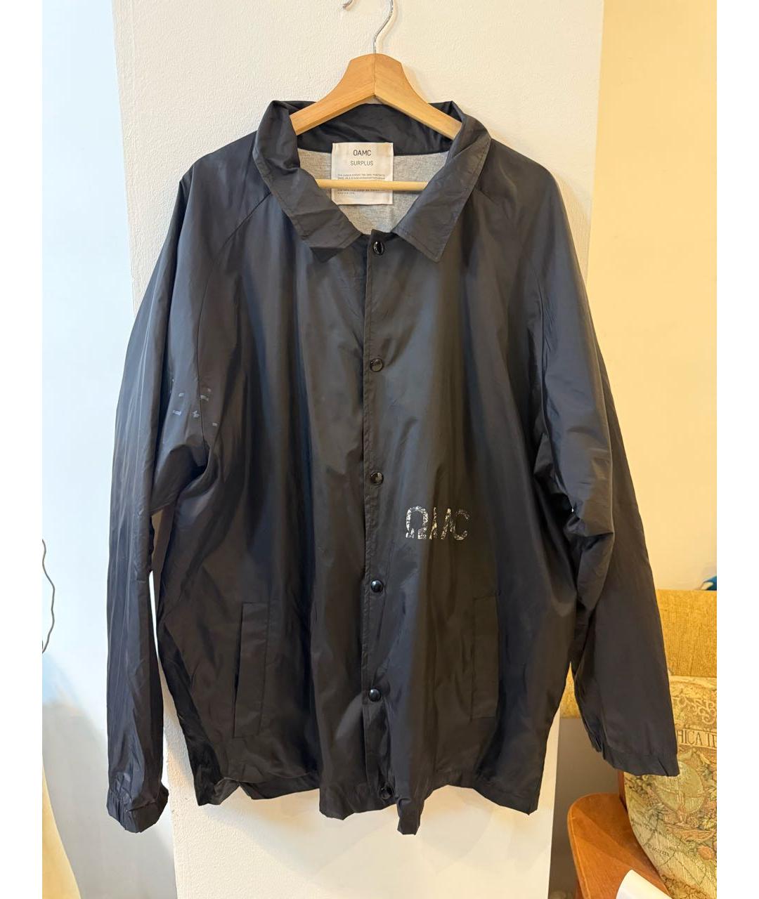 OAMC Черный тренч / плащ, фото 9