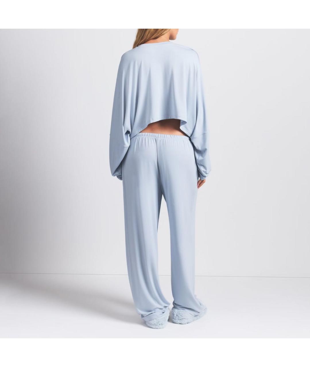 SKIMS Серая хлопковая пижама, фото 4