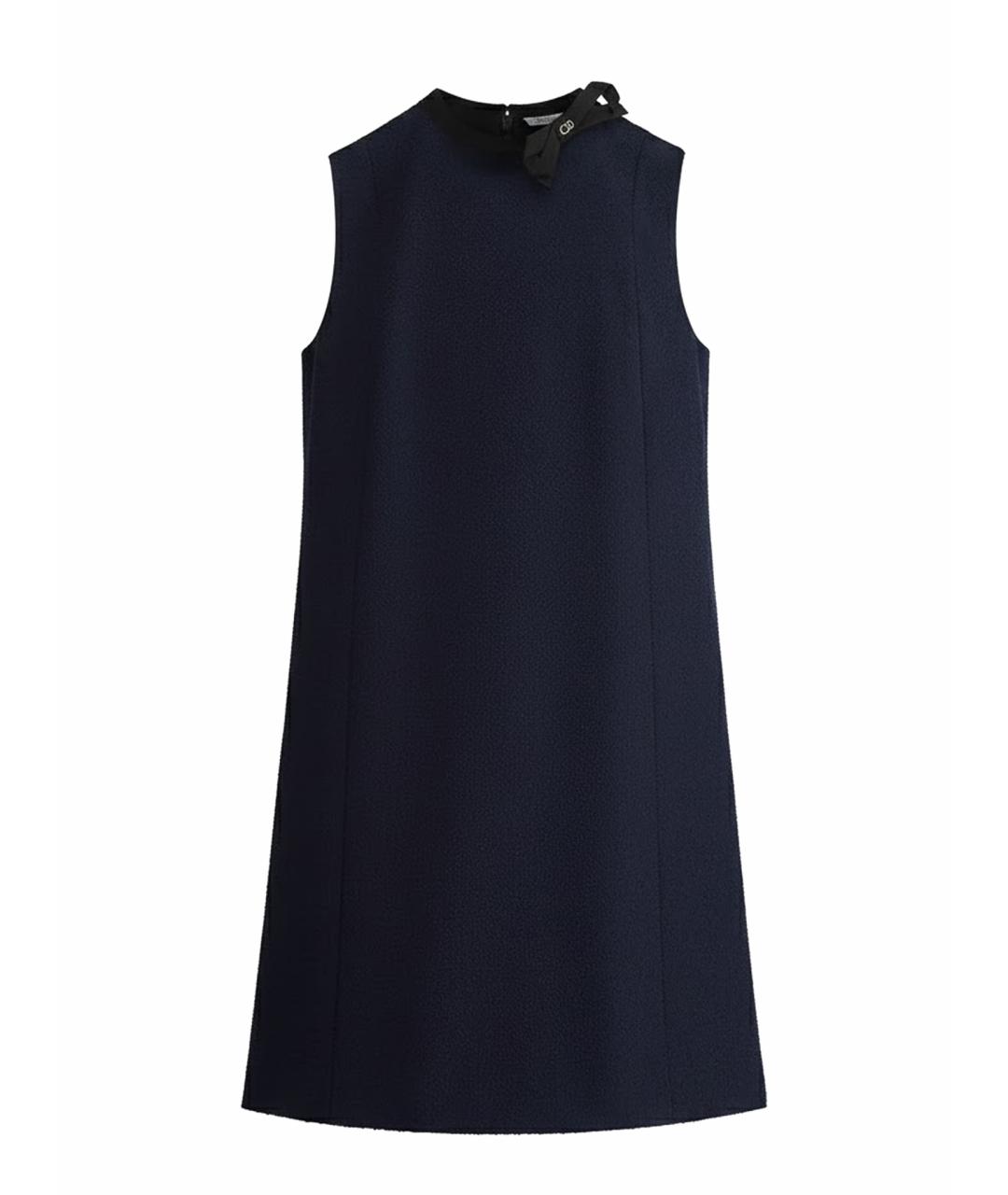 CHRISTIAN DIOR Темно-синее платье, фото 1