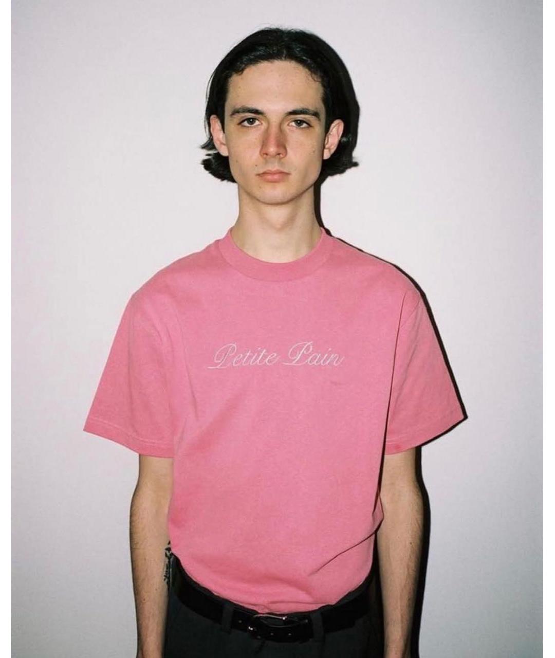 WALK OF SHAME Розовая хлопковая футболка, фото 4