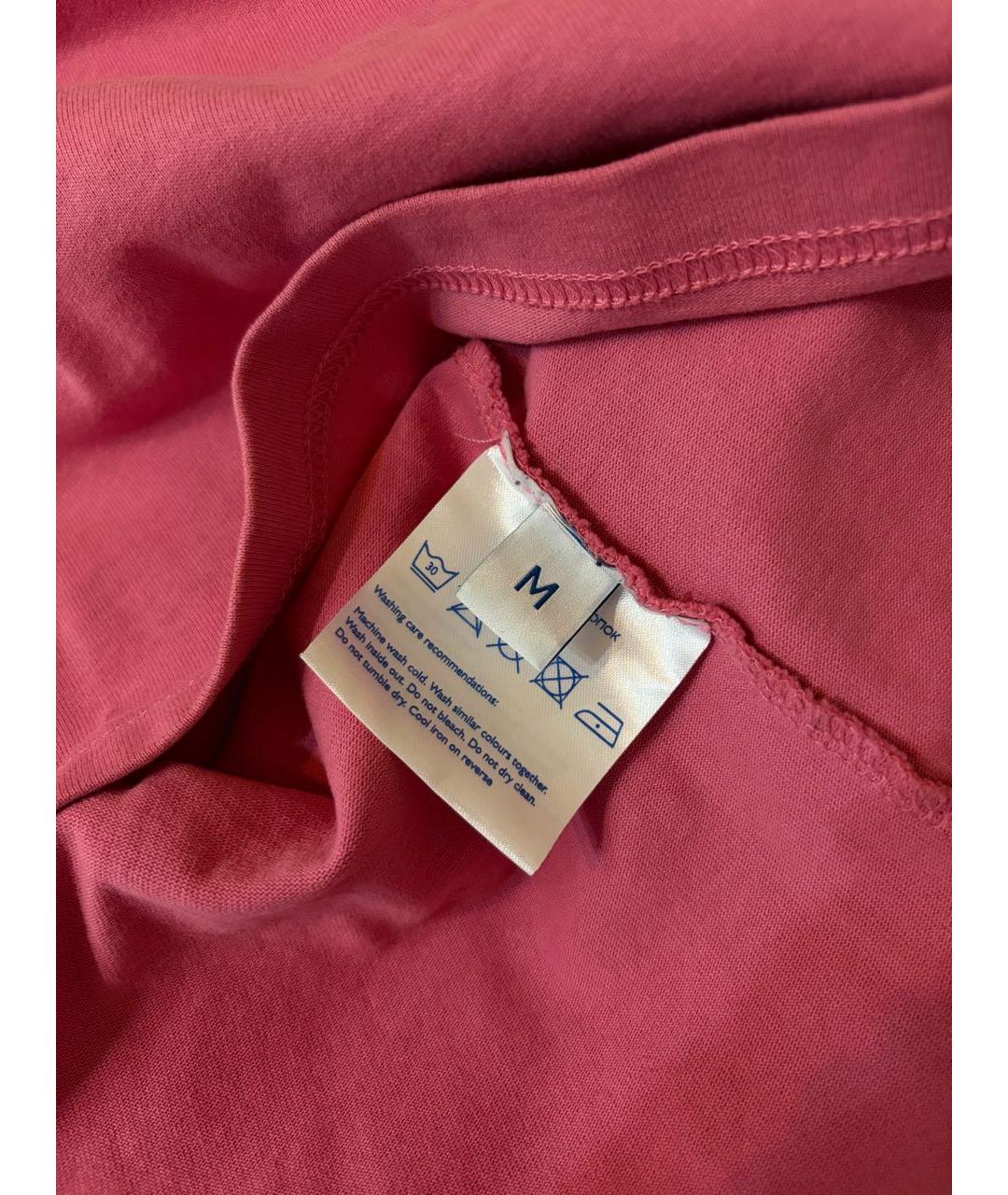 WALK OF SHAME Розовая хлопковая футболка, фото 3