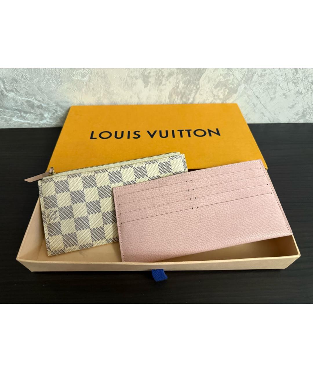 LOUIS VUITTON Бежевый кошелек, фото 2