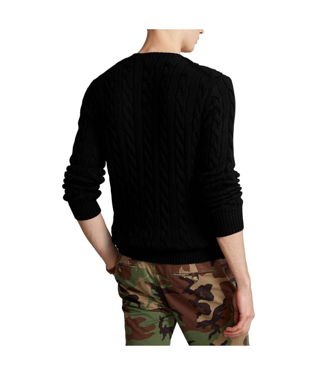 POLO RALPH LAUREN Черный джемпер / свитер, фото 4