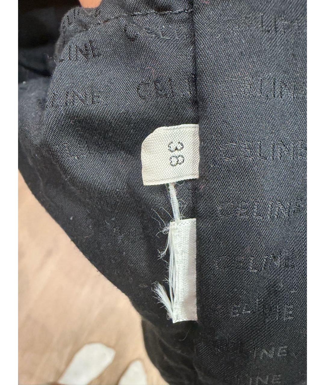 CELINE Черный пуховик, фото 4