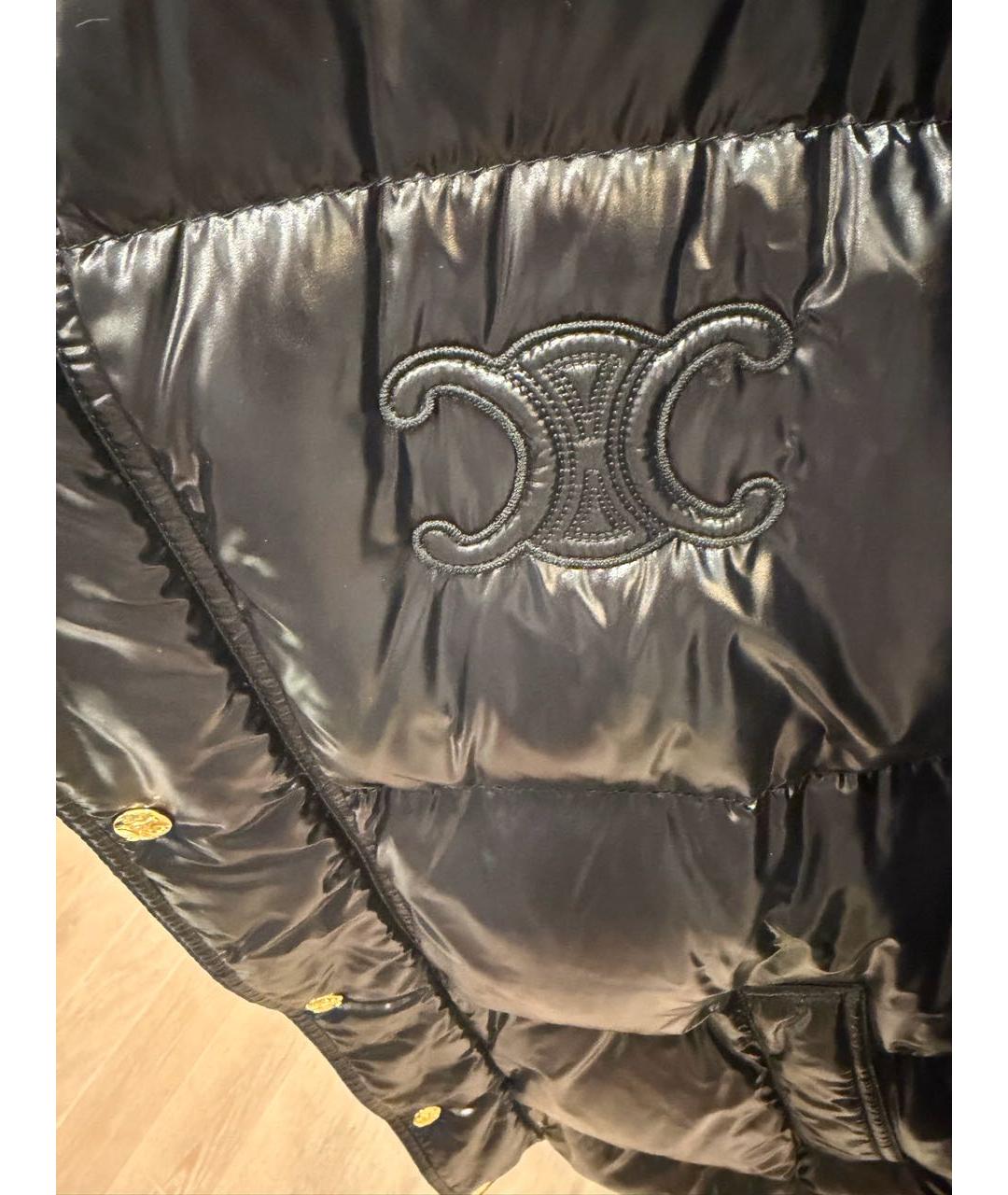 CELINE Черный пуховик, фото 3