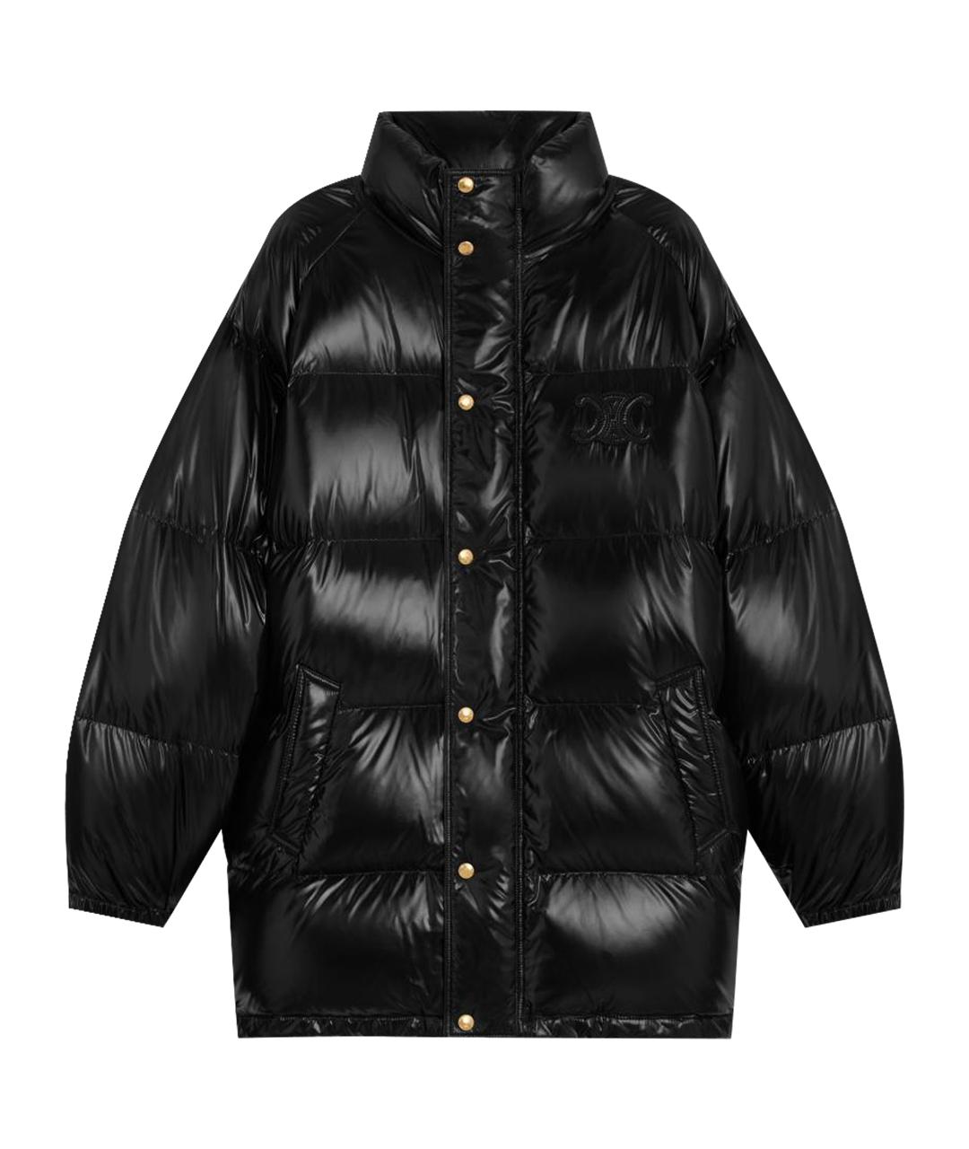 CELINE Черный пуховик, фото 1