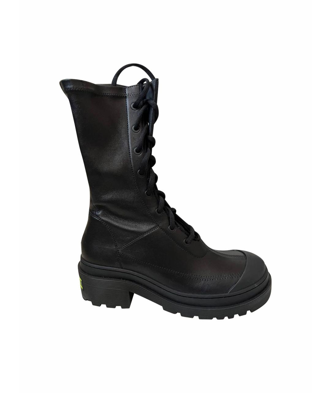 CHRISTIAN DIOR Черные ботфорты, фото 1