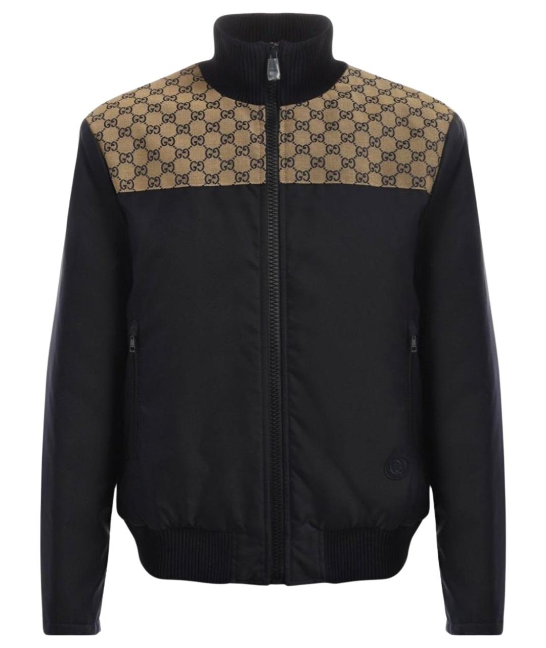 GUCCI Синяя полиамидовая куртка, фото 1