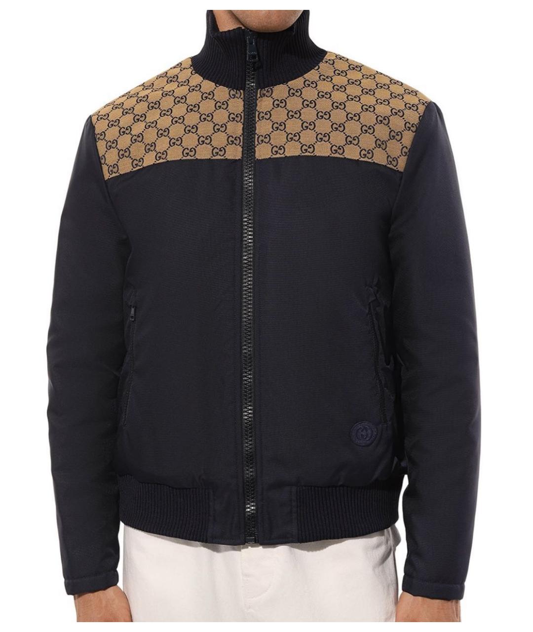 GUCCI Синяя полиамидовая куртка, фото 8