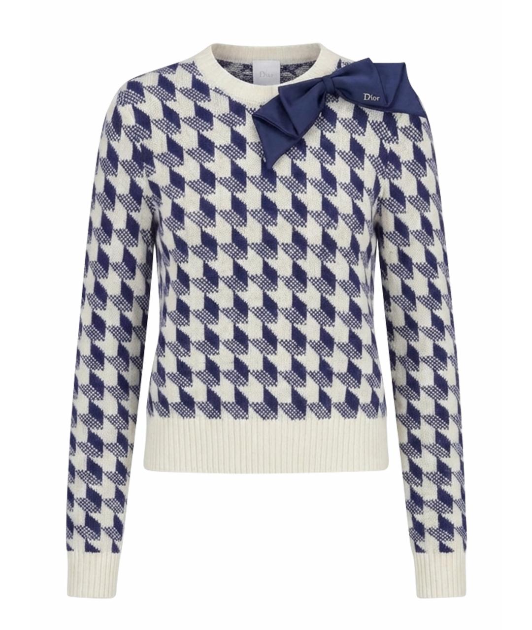 CHRISTIAN DIOR Синий джемпер / свитер, фото 1