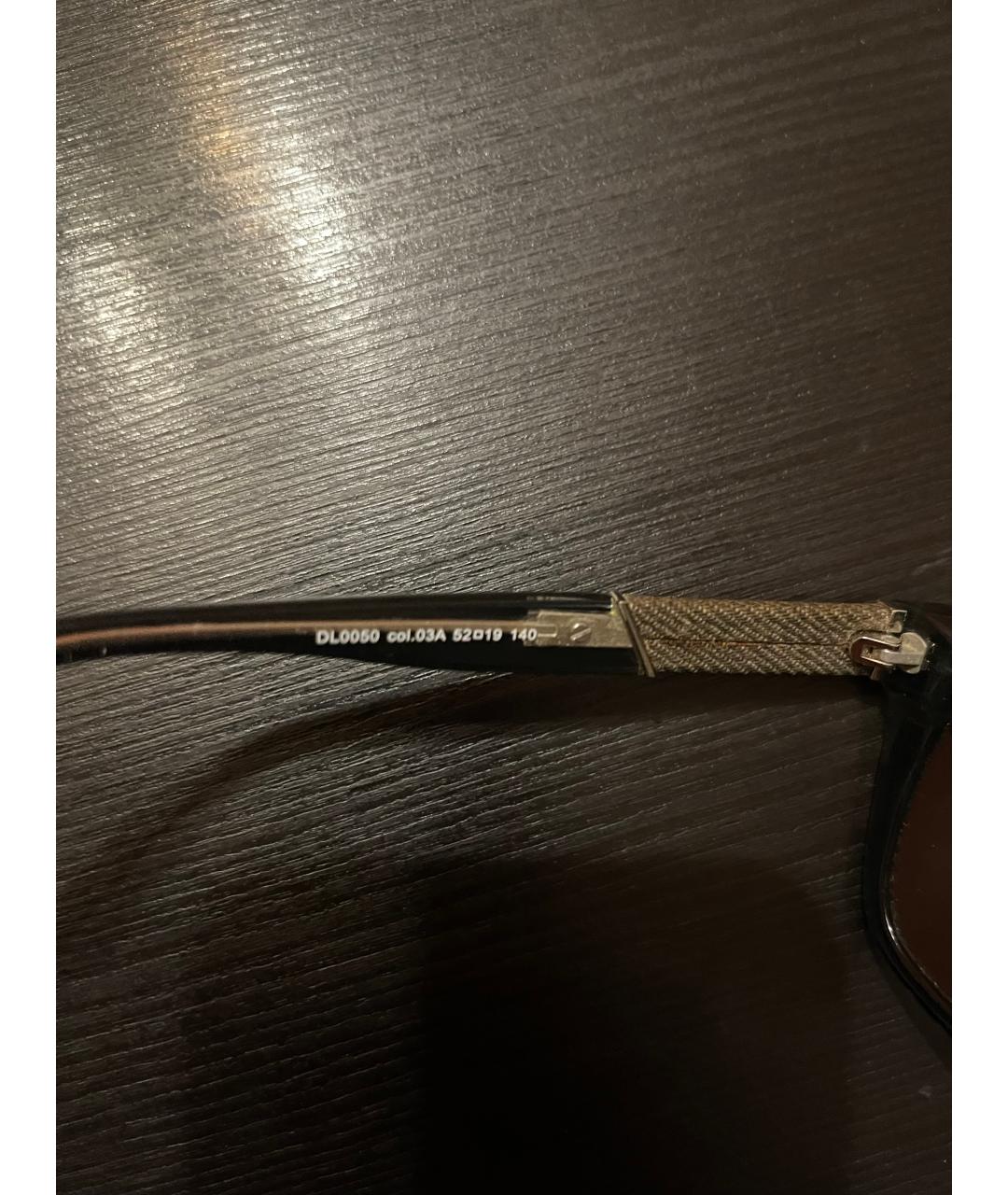 DIESEL Черные пластиковые солнцезащитные очки, фото 5